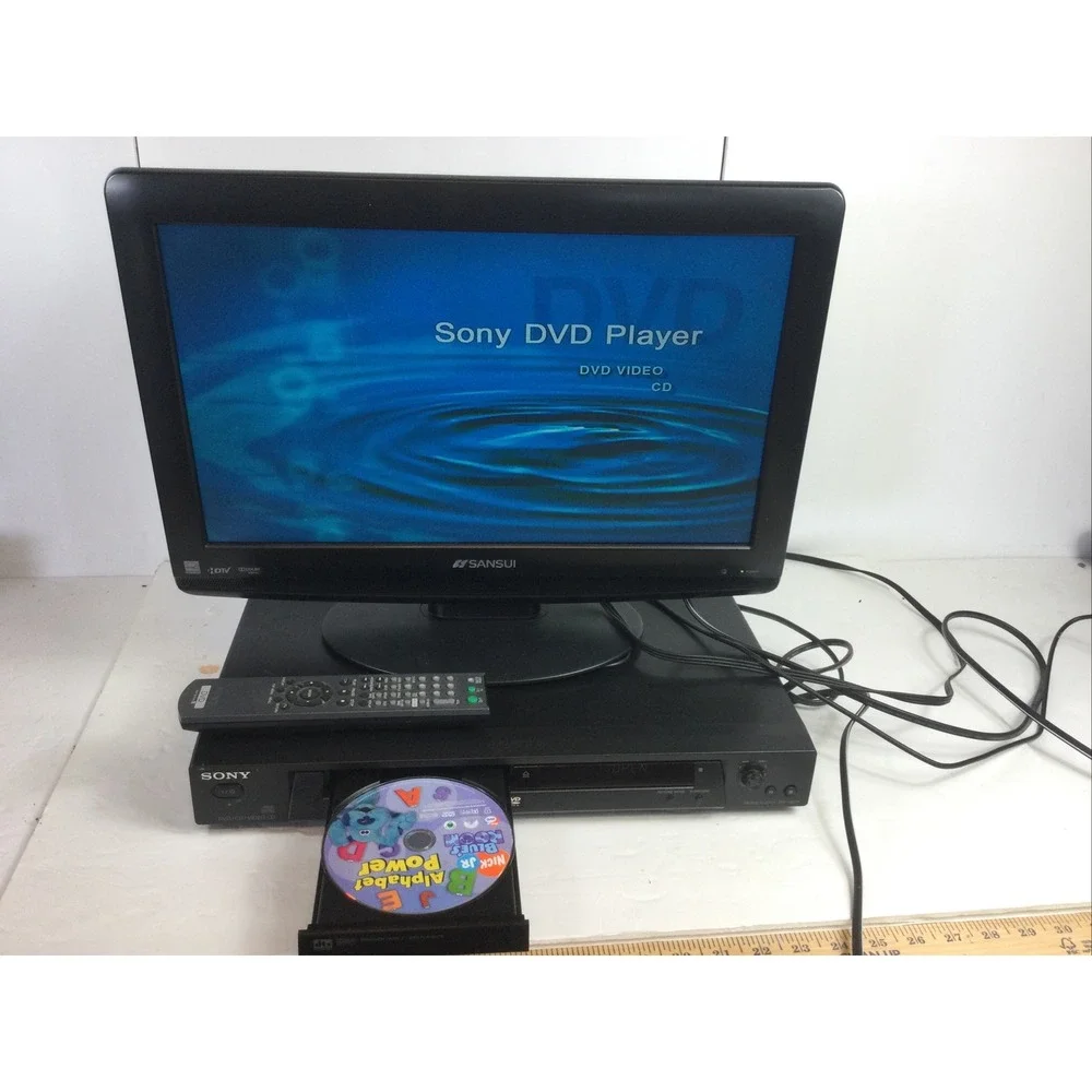Sony DVD/CD/Player Black DVP-NS315 with Remote Tested Works